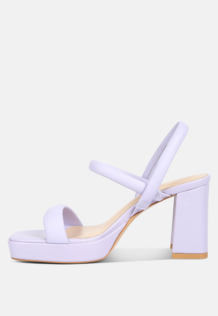 joslyn Slingback Block Heel Sandals by London Rag