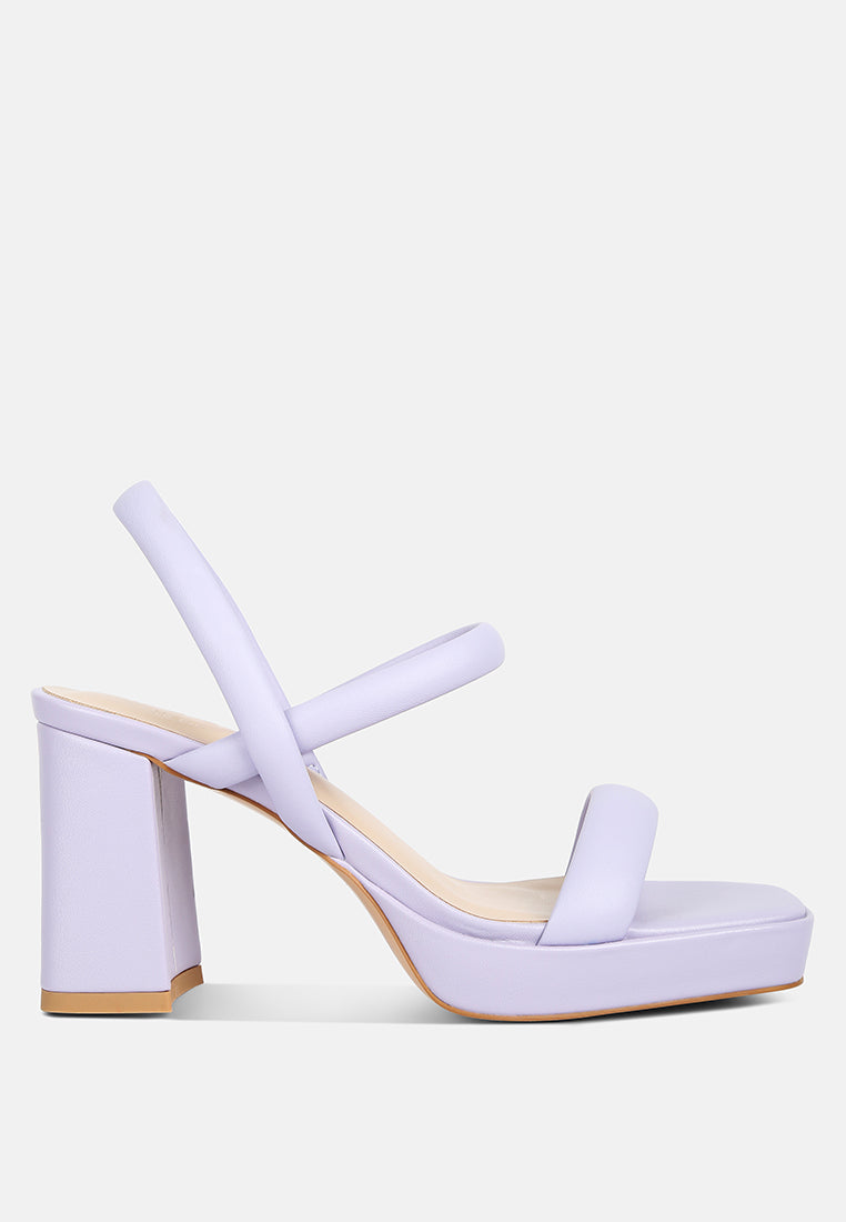 joslyn Slingback Block Heel Sandals by London Rag