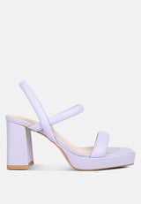 joslyn Slingback Block Heel Sandals by London Rag