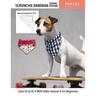 Scrunchie Bandana - Sewing Pattern: Sizes XS to XL - With Video Tutorial - For Beginners
