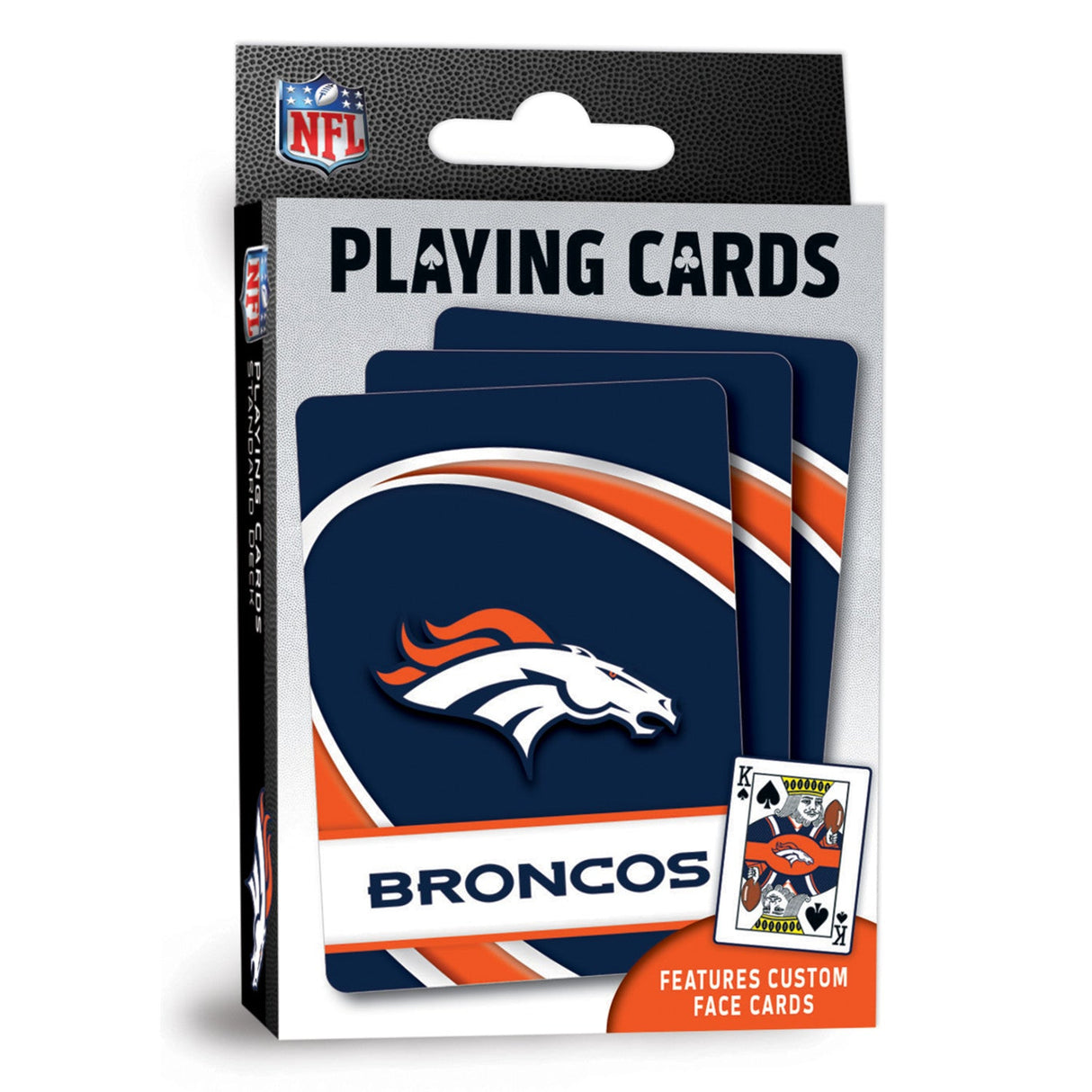 Denver Broncos Playing Cards - 54 Card Deck by MasterPieces Puzzle Company INC