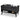 31.5 Inch Lift Top Coffee Table with Hidden Compartment and 2 Storage Shelves-Black