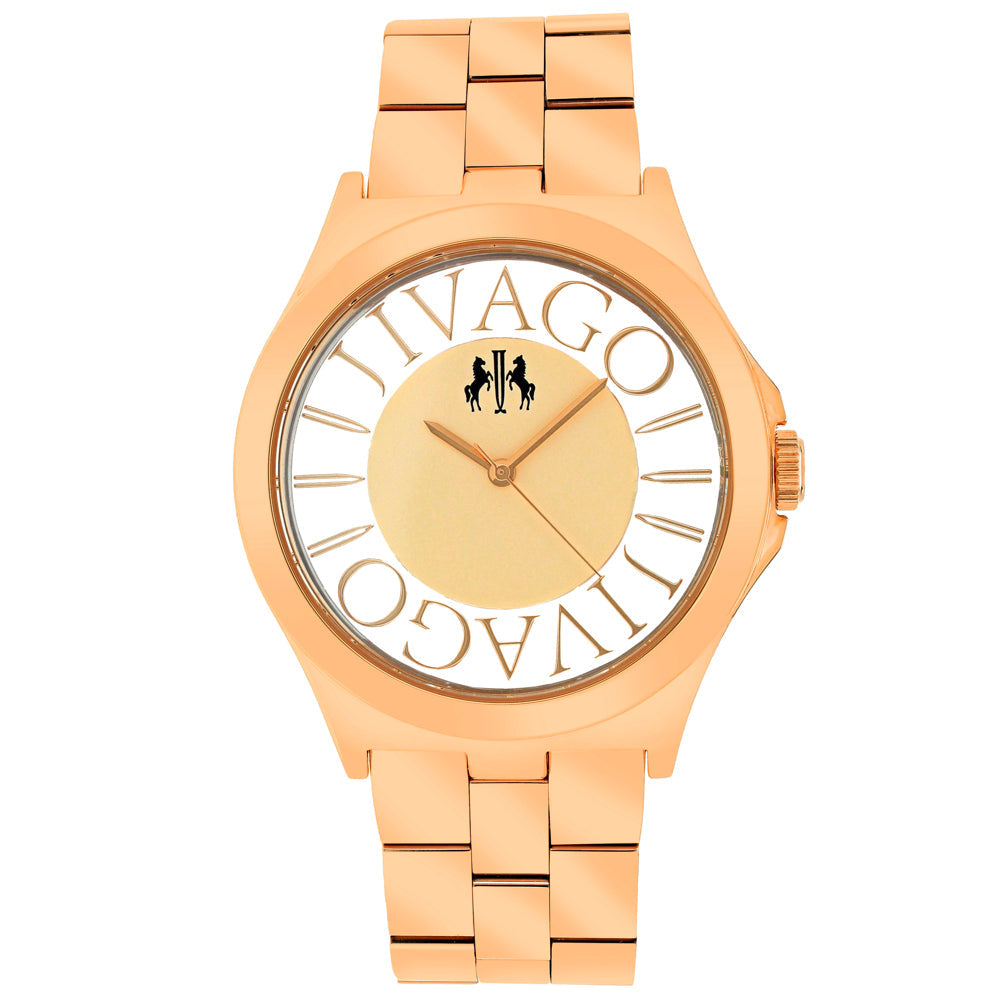 Jivago Women's Fun Rose gold Dial Watch - JV8411 by Balec Group