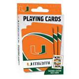 Miami Hurricanes Playing Cards - 54 Card Deck by MasterPieces Puzzle Company INC