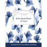 Adult Coloring Journal: Gam-Anon/Gam-A-Teen (Butterfly Illustrations, Blue Orchid)