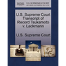 U.S. Supreme Court Transcript of Record Tsukamoto V. Lackmann