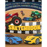 Sketchbook: 120 Blank Pages with Exciting Race Characters (Sketchbook for Kids)
