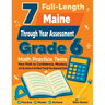 7 Full-Length Maine Through Year Assessment Grade 6 Math Practice Tests: Your Path to Confidence, Mastery, and Top Scores on the Maine TYA Exam