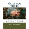 Così fan tutte: vocal score