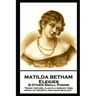 Matilda Betham - Elegies & Other Small Poems: 'Soon I return, Clad in nobler form again to Triumph, And again be slain''