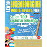 Learn Luxembourgish While Having Fun! - For Adults: Easy to Advanced - Study 100 Essential Thematics with Word Search Puzzles - Vol.1
