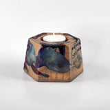 Keihatsu tealight, candle and incense ceramic holder by RAAQUU