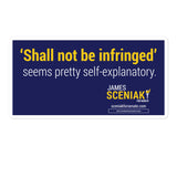 Shall Not Be Infringed Bubble-free stickers by Proud Libertarian