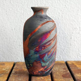 Koban Ceramic Raku Pottery Vase with Water Tube by RAAQUU