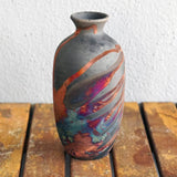 Koban Ceramic Raku Pottery Vase with Water Tube by RAAQUU