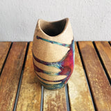 Koi Ceramic Raku Pottery Vase by RAAQUU