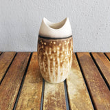 Koi Ceramic Raku Pottery Vase by RAAQUU