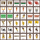 Wyoming Cowboys Matching Game by MasterPieces Puzzle Company INC