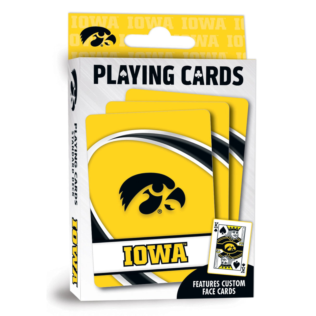 Iowa Hawkeyes Playing Cards - 54 Card Deck by MasterPieces Puzzle Company INC