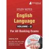 English Language (Vol 2) Topicwise Notes for All Banking Related Exams A Complete Preparation Book for All Your Banking Exams with Solved MCQs IBPS Cl