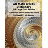 All Math Words Dictionary: For students of algebra, geometry and calculus