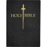 KJV Sword Bible, Large Print, Black Genuine Leather, Thumb Index: (Red Letter, Premium Cowhide, 1611 Version)