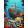 Shipwrecks Coloring Book for Adults: Ocean Coloring Book Adults Grayscale Sea Life Coloring Book Adults