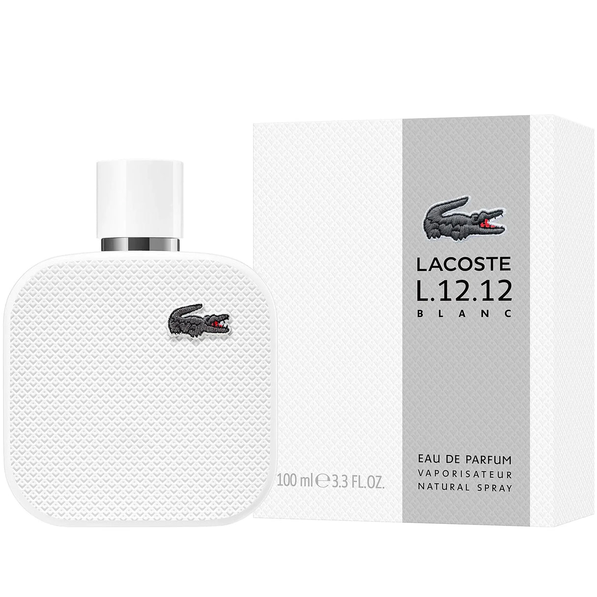 Lacoste Blanc L.12.12 3.3 oz EDP for men by LaBellePerfumes