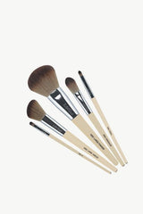 Lafeel Face and Eye Brush Set in Taupe - Vysn