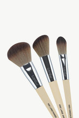 Lafeel Face and Eye Brush Set in Taupe - Vysn