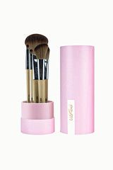 Lafeel Face and Eye Brush Set in Taupe - Vysn