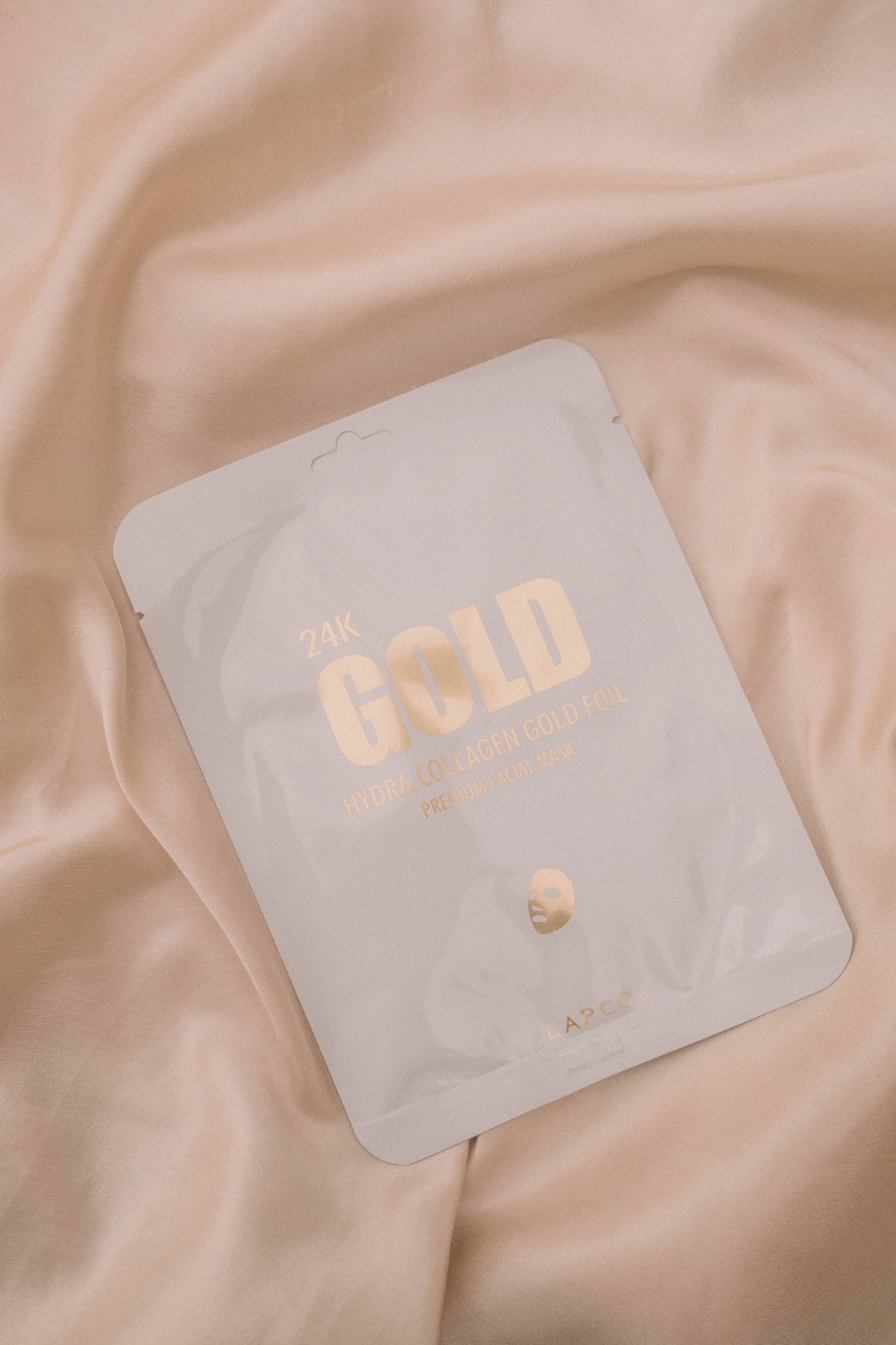 24K Gold Foil Premium Face Mask by LAPCOS