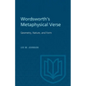 Wordsworth's Metaphysical Verse: Geometry, Nature, and Form