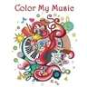 Color My Music: - Mosaic Music Featuring 40 Stress Relieving Designs of Musical Instruments
