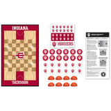 Indiana Hoosiers Checkers Board Game by MasterPieces Puzzle Company INC