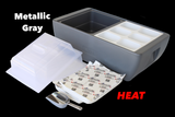 REVO Dubler HEAT | Flameless Chafer and Cooler | Metallic Gray by REVO COOLERS, LLC