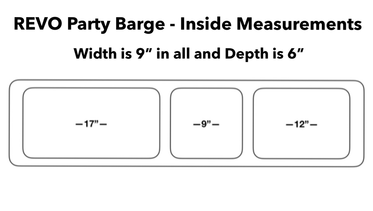 REVO Party Barge Cooler| Polar White | Insulated Beverage Tub by REVO COOLERS, LLC