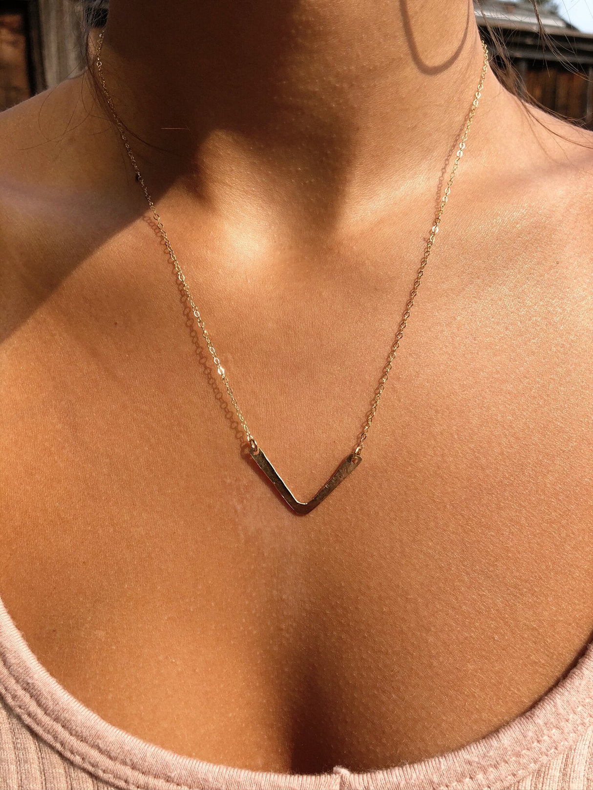 V Necklaces by Toasted Jewelry