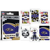 Baltimore Ravens Playing Cards - 54 Card Deck by MasterPieces Puzzle Company INC