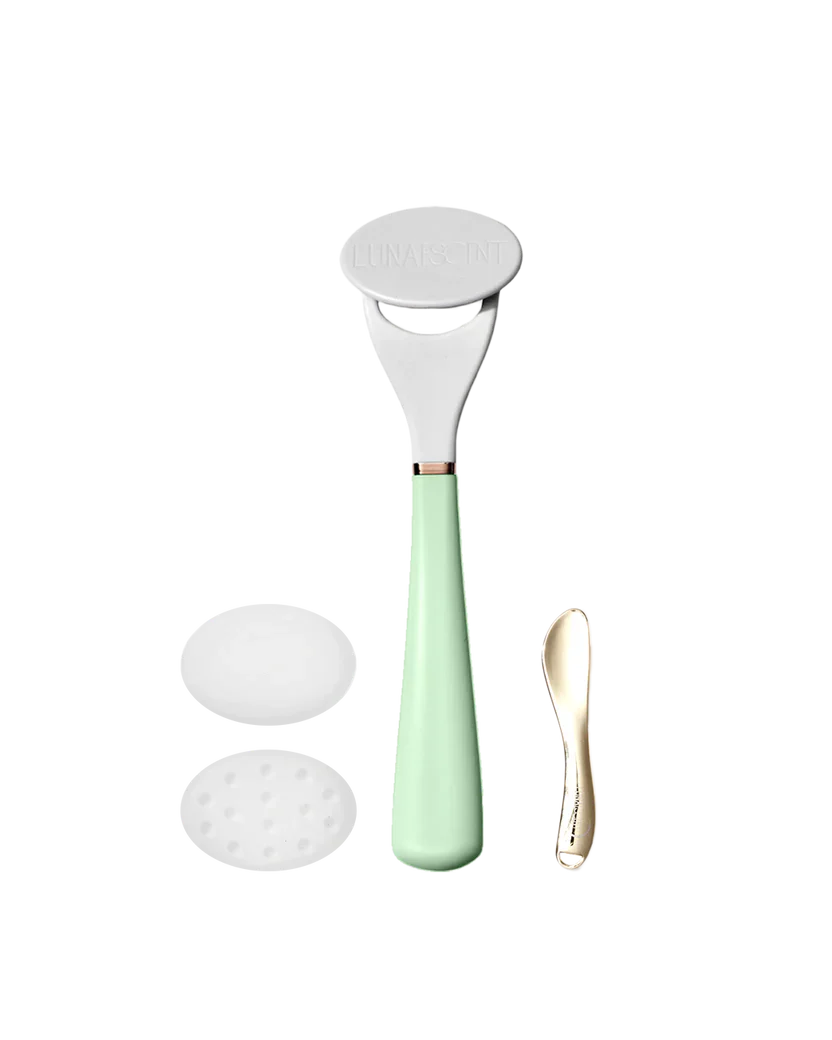 LUNAESCENT Touch-Free Skincare Applicator with Spatula by LUNAESCENT