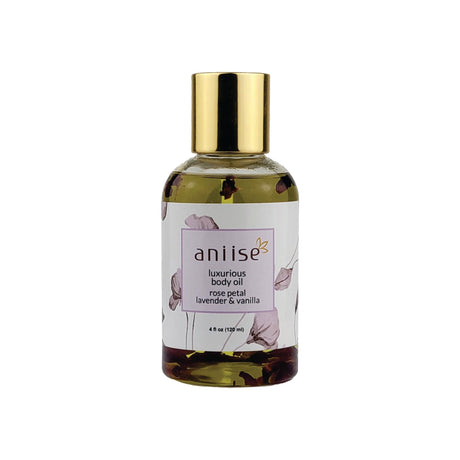 Natural Luxurious Rose Petal Body Oil by Aniise