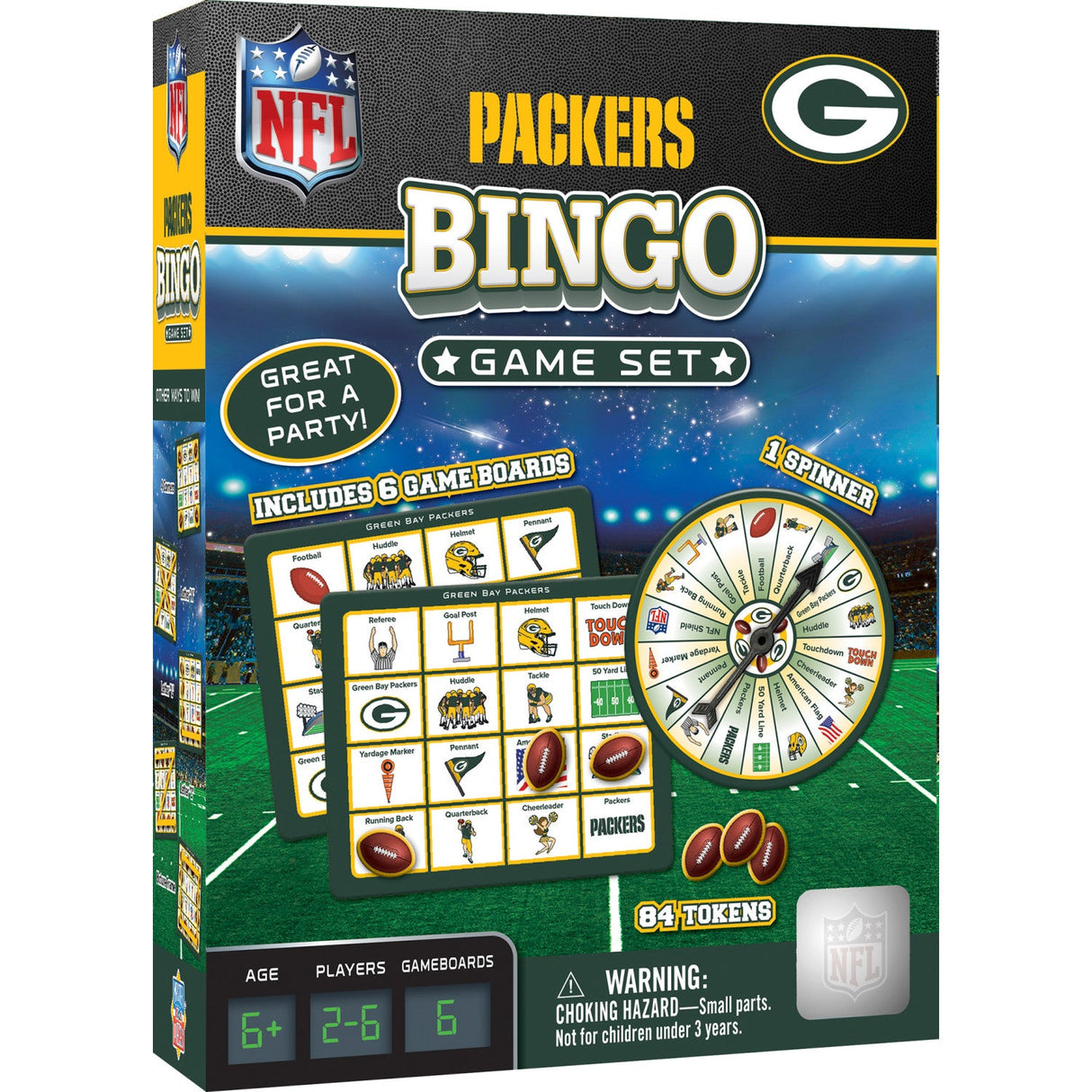 Green Bay Packers Bingo Game by MasterPieces Puzzle Company INC