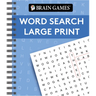 Brain Games - Word Search Large Print (Blue)