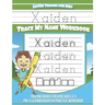 Xaiden Letter Tracing for Kids Trace my Name Workbook: Tracing Books for Kids ages 3 - 5 Pre-K & Kindergarten Practice Workbook