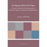 An Opaque Mirror for Trajan: A Literary Analysis and Interpretation of Plutarch's Regum Et Imperatorum Apophthegmata