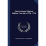 Observationes Siderum Habitae Pisis Ab A. 1774 - 1778