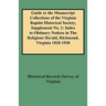 Guide to the Manuscript Collections of the Virginia Baptist Historical Society, Supplement No. 1: Index to Obituary Notices in the Religious Herald, R