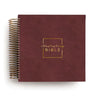 Illustrating Bible CSB - Spiral Bound Bible Journal, Cranberry