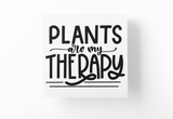 Plants Are My Therapy Plant Mom Sticker by WinsterCreations™ Official Store