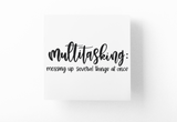 Multitasking Definition Sarcastic Sticker by WinsterCreations™ Official Store